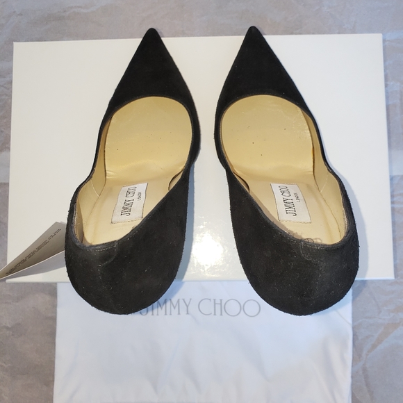 Jimmy Choo Anouk Suede Pumps in Black 36 - Picture 8 of 15